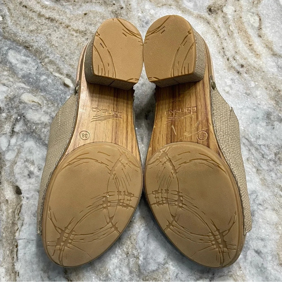 Dansko Maci Taupe Textured Leather Sandals Women’s EU 38 - Picture 10 of 12